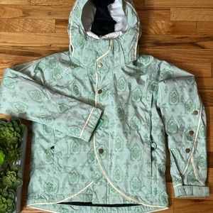 BONFIRE Green Snowboard Hooded Jacket